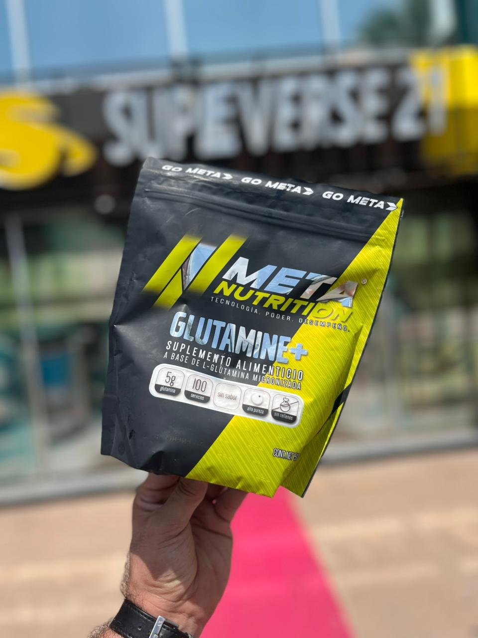 META NUTRITION GLUTAMINE 100 SERV - Imagen 2