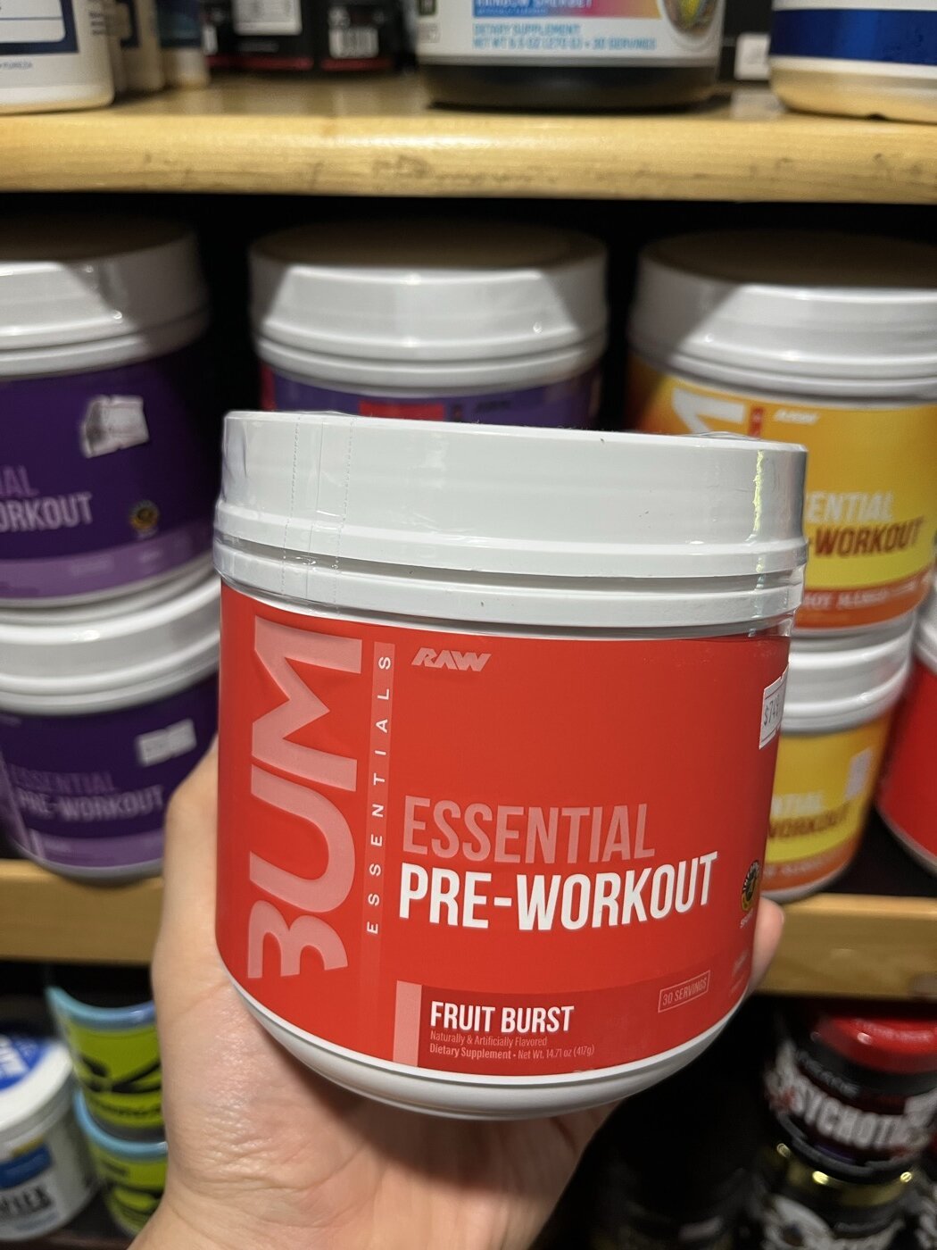 RAW CBUM ESSENTIAL 30 SERV (FRUIT BURST)
