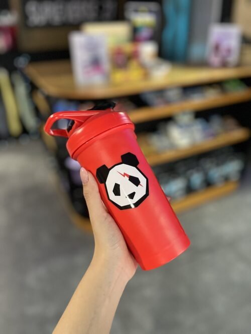 VASO SHAKER ROJO LOGO PANDA