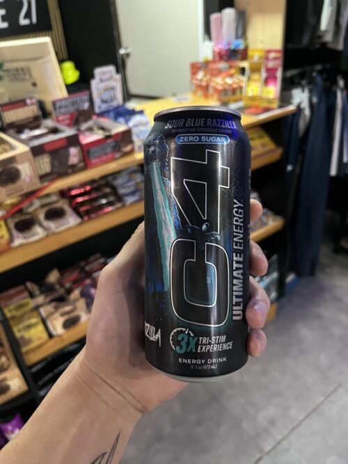 C4 ULTIMATE ENERGY SOUR BLUE RAZZILLA 473ML