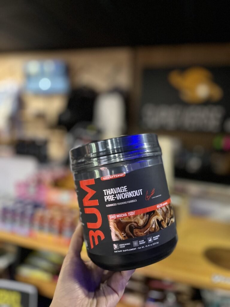 RAW NUTRITION CBUM THAVAGE PRE-WORKOUT CAFE MOCHA 523G