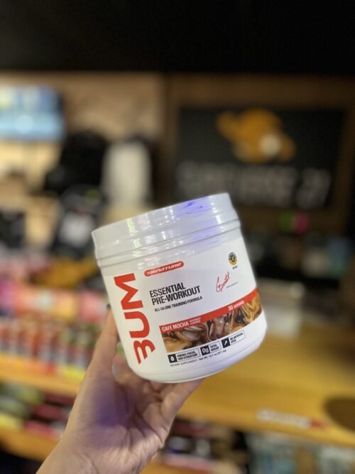 RAW CBUM ESSENTIAL PRE-WORKOUT CAFE MOCHA 30 SERV 371G