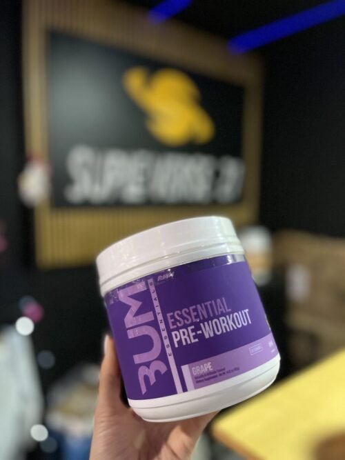RAW CBUM ESSENTIALS PRE-WORKOUT GRAPE 30 SERV 412G