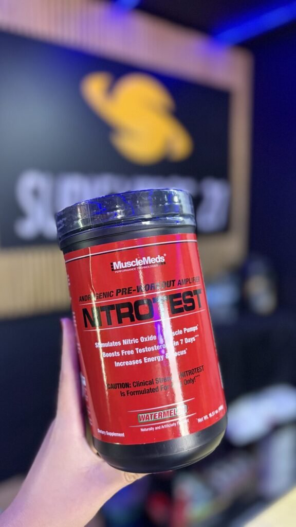 MUSCLEMEDS NITROTEST PRE-WORKOUT WATERMELON 16.51 OZ