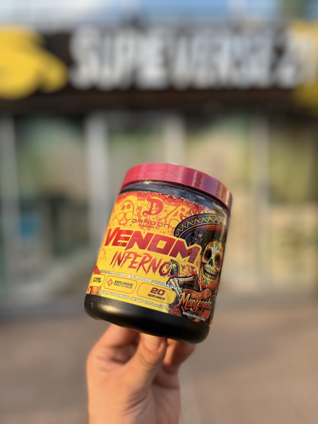 DRAGON PHARMA VENOM INFERNO PRE-WORKOUT MANGONADA 284G