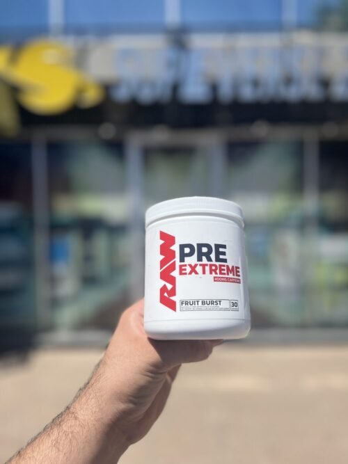 RAW NUTRITION PRE EXTREME FRUIT BURST 360G 30 SERV