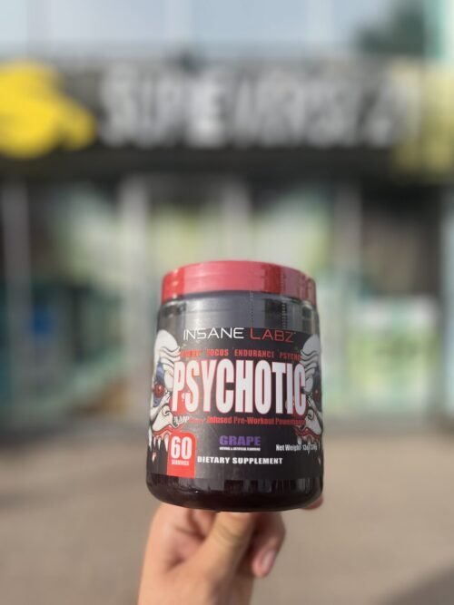 INSANE LABZ PSYCHOTIC PRE-WORKOUT GRAPE 376G 60 SERV