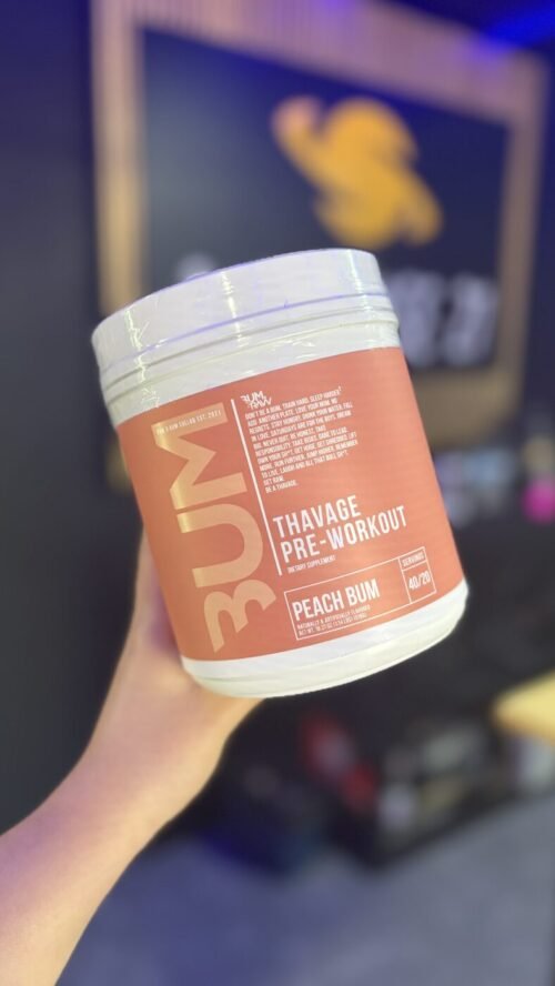 RAW CBUM THAVAGE PRE-WORKOUT PEACH BUM 518G
