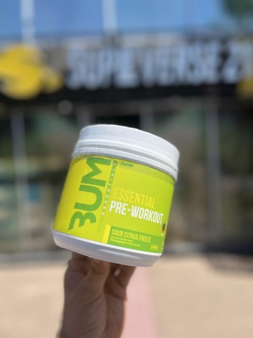 RAW CBUM ESSENTIAL PRE-WORKOUT SOUR CITRUS FREEZE 411G