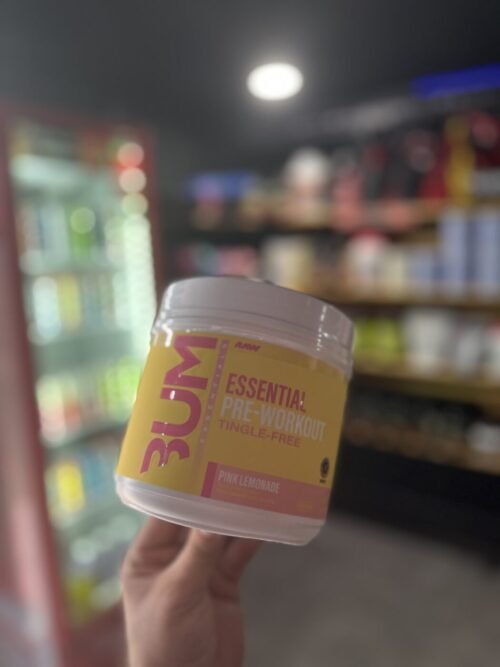 RAW CBUM ESSENTIAL PRE-WORKOUT TINGLE-FREE PINK LEMONADE