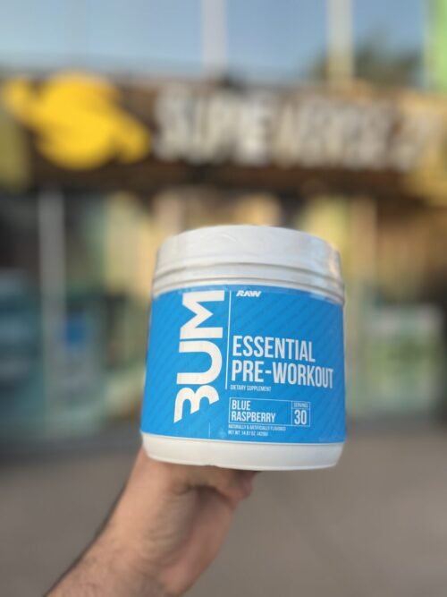 RAW CBUM ESSENTIAL PRE-WORKOUT BLUE RASPBERRY 420G