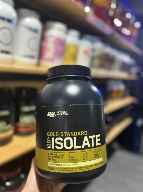 OPTIMUM NUTRITION GOLD STANDARD 100% ISOLATE RICH VANILLA 1.32KG