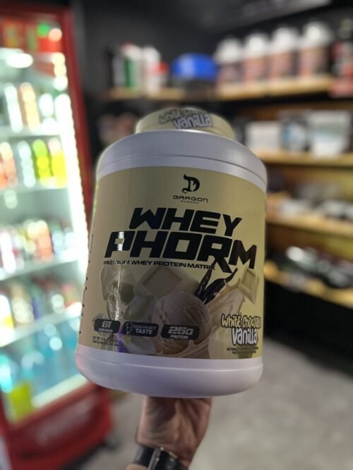 DRAGON PHARMA WHEY PHORM WHITE CHOCOLATE VANILLA 5 LB