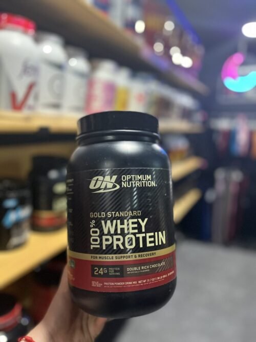 OPTIMUM NUTRITION GOLD STANDARD 100% WHEY PROTEIN DOUBLE RICH CHOCOLATE 2 LB