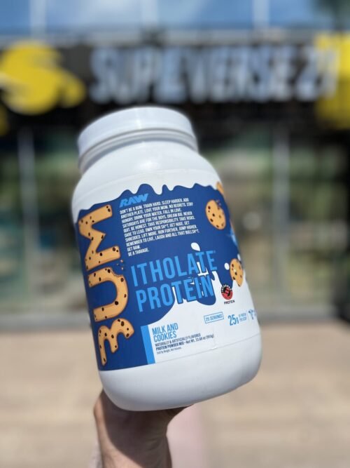 RAW NUTRITION ITHOLATE PROTEIN MILK AND COOKIES 955G