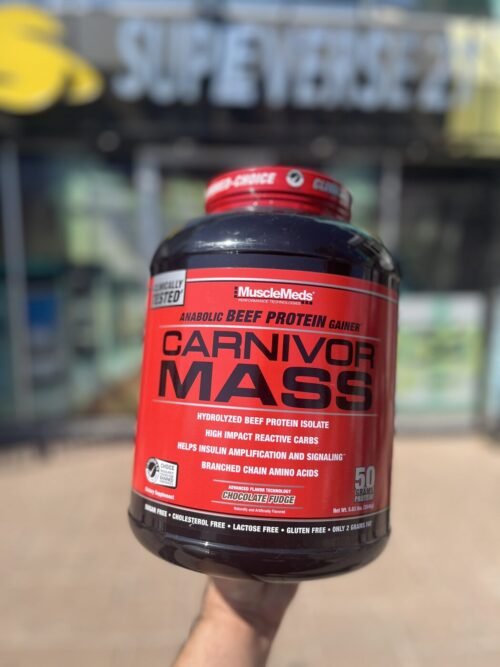 MUSCLEMEDS CARNIVOR MASS CHOCOLATE FUDGE 5.83LB
