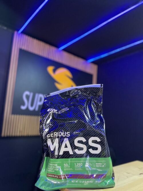 OPTIMUM NUTRITION SERIOUS MASS CHOCOLATE 12 LB