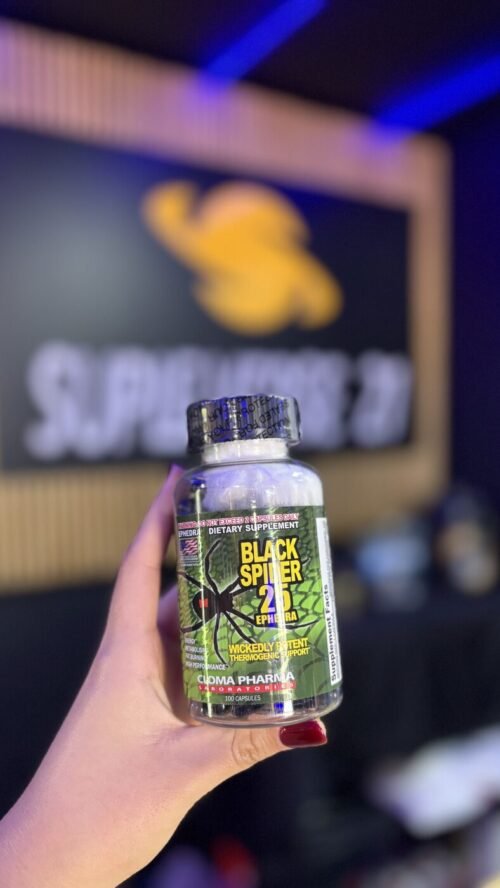 CLOMA PHARMA BLACK SPIDER 25 EPHEDRA 100 CAPS