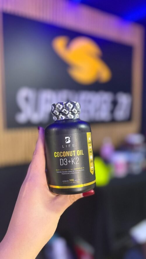 B LIFE COCONUT OIL D3+K2 300 CÁPSULAS